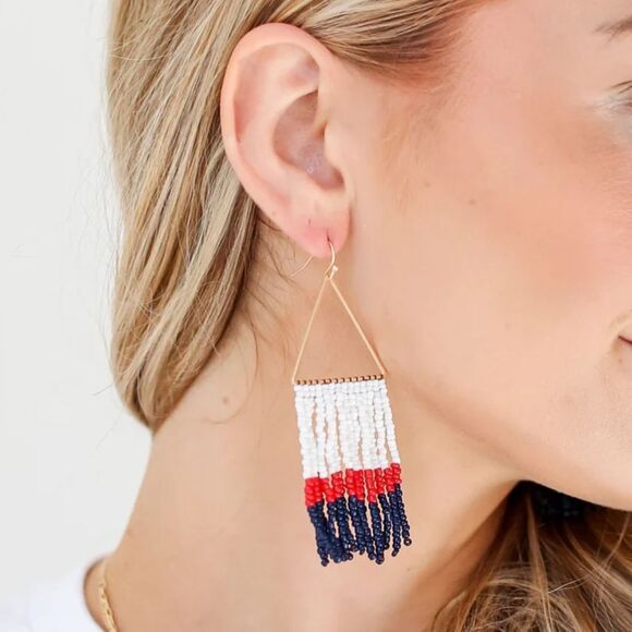 Bohemian drop earrings M139 - Picture 2 of 4